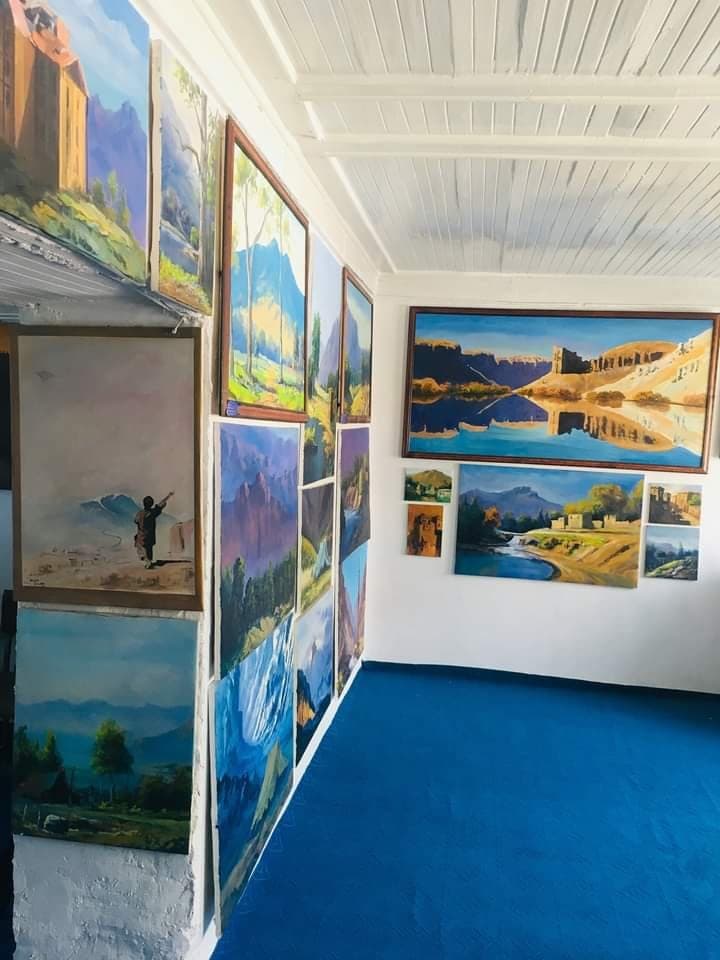 At the gallery